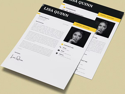Resume and Cover Letter Template clean company cover letter curriculum cv design cv template design elegance elegance resume graphic design illustration jobsearch letter template modern original professional resume resume design resume template tools