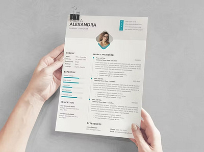 Resume CV clean cover cover letter cv design cv resume template cv template design docx graphic design illustration infographic manager microsoft modern motion graphics resume resume design resume template smart objects student