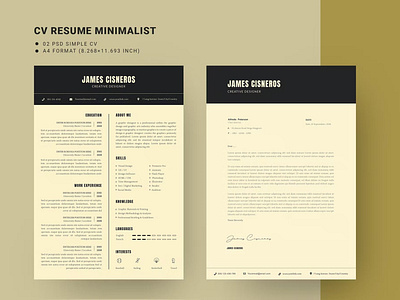 Basic CV Resume & Letter Template