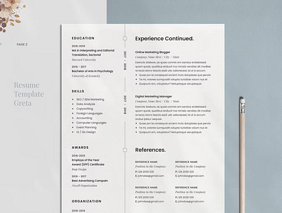 Resume a4 clean corporate cover letter curriculum cv design cv job cv template design illustration introduction job pages profesional cv professional resume resume design resume template simple vitae