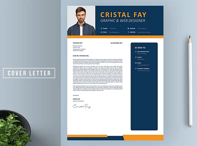 Resume business clean cover letter creative cv design cv template design designer graphic design illustration job letter mockup portfolio professional professionally resume resume design resume template word