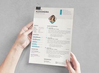 Resume CV branding clean corporate cover letter curriculum cv cv design cv job cv resume template cv template design graphic design hiring illustration motion graphics professionally resume resume design resume template ui