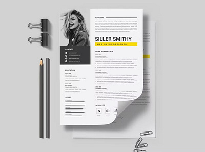 Free Professional Resume CV branding business clean cover letter cv design cv template design education elegant graphic design illustration motion graphics original professional professional resume resume resume design resume template retro style worker