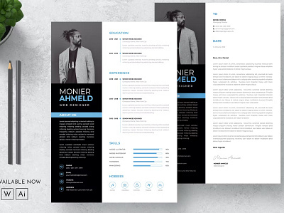 FREE Creative Resume branding clean cover letter creative resume cv design cv template design docx graphic design illustration manager microsoft motion graphics professional resume resume design resume template student template word