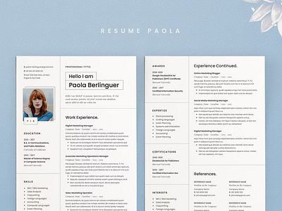 Free Resume with photo