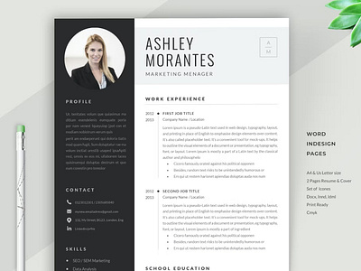 FREE Resume / Cv Template branding clean cover cover letter cv cv design cv template design graphic design illustration lebenslauf modern motion graphics paragraph styles professional resume resume design resume template