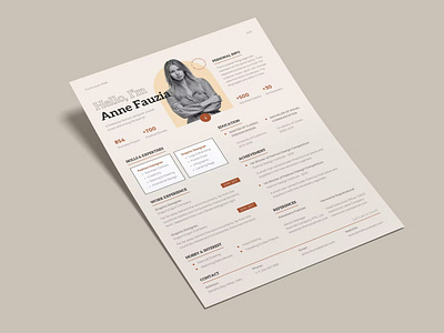 Free CV Resume Template V.57