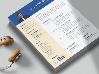 Free Resume clean cover letter cv design cv template design e learning ecommerceweb education platform illustration modern design online course website resume resume design resume template study web web design web ui website website design