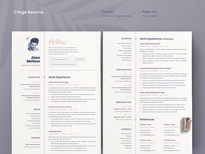 Free Resume Template Modern clean cover letter cv design cv template design graphic design illustration indesign job cover letter job cv motion graphics professional resume resume design resume minimalist resume template template modern ui uiux