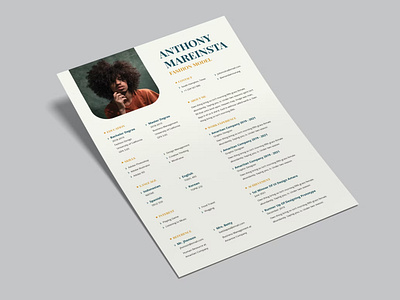 CV Resume Template V.50