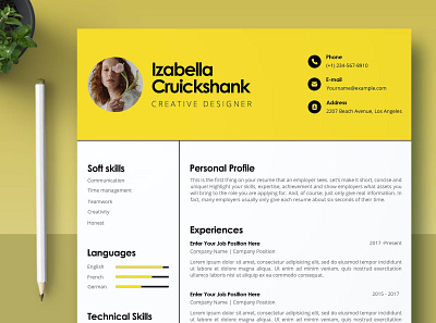 CV Template clean clean resume cover letter creative resume curriculum vitae cv cv design cv template free cv free cv template free resume template job job cv modern cv modern resume resume resume cv resume design resume template template