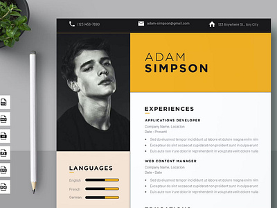 Resume Template Modern