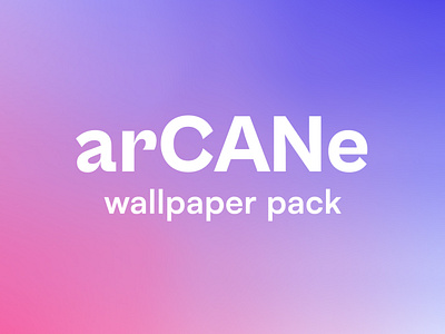 arCANe Wallpaper Pack - Free 2d brand branding design ecommerce retail ui web webdesign website design