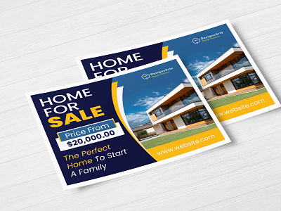 Real Estate, Property, Realtor, house, etc, Postcard,  design