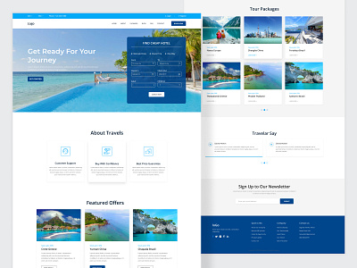 Travel Website Desig