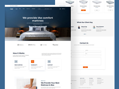 Mattress E-Commerce Website