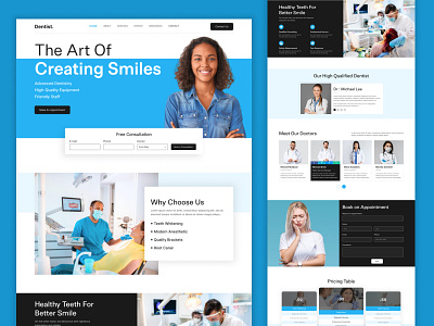 Dental Clinic Website Design