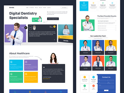 🧑‍⚕️ Dentlab. - Dental Clinic Website Design 🦷 clean website clinic website dental clinic dental lab dental website design dentist web page dentistry denture doctor endodontist family dentistry health website healthcare implants landing page orthodontics pediatric dentist periodontist uiux web desighn