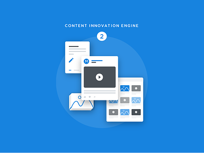 Search and Social – Content Innovation Engine b2b content illustration maark search social