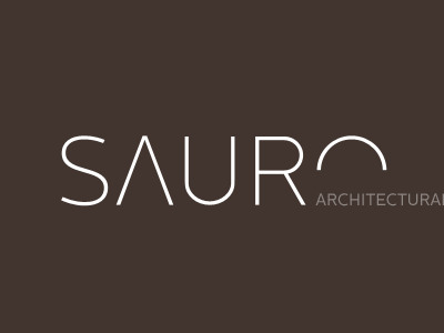 Sauro Architectural architects brand design font logo sauro sauro architectural type