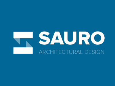 Sauro 5 architects blue brand font frequency linear logo proxima sauro sauro architectural design type