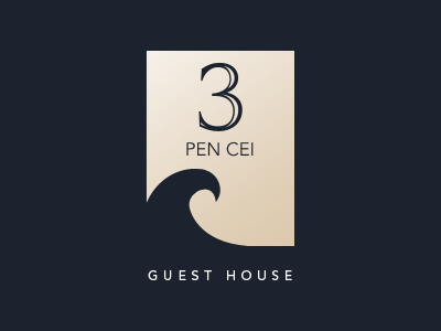 3 Pen Cei Logo 3 branding design fhz frequency graphic design identity illustration logo tourism wave