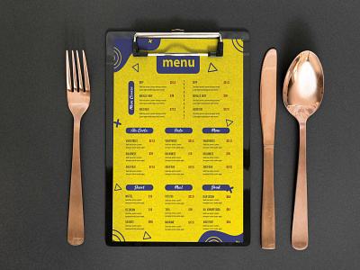 Mister Special Menu Design Templates