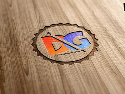 Laser Cutline Wood PSD Mock-up