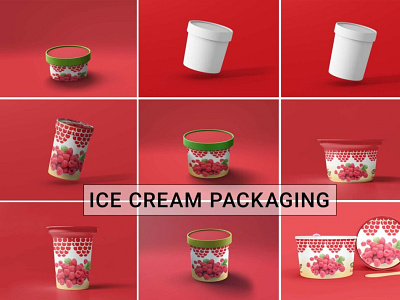 Ice cream mockup Collection