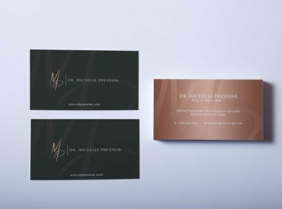 Free Over Head Business Card Mockup