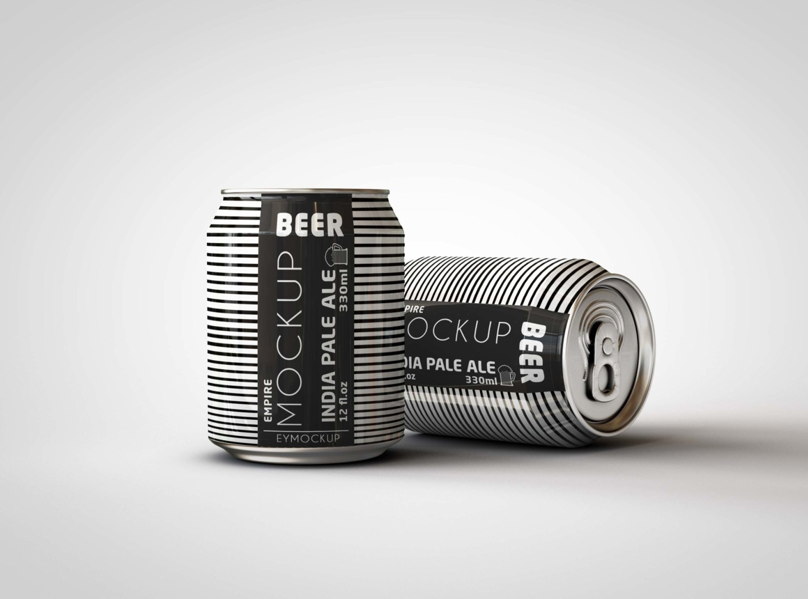Luxury Can Label Mockup by Bhavya on Dribbble