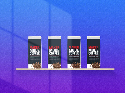 New Fine Coffee Packaging Mockup branding coffee design design template designs fine illustration logo mockup new packaging psd psd mockup ui web