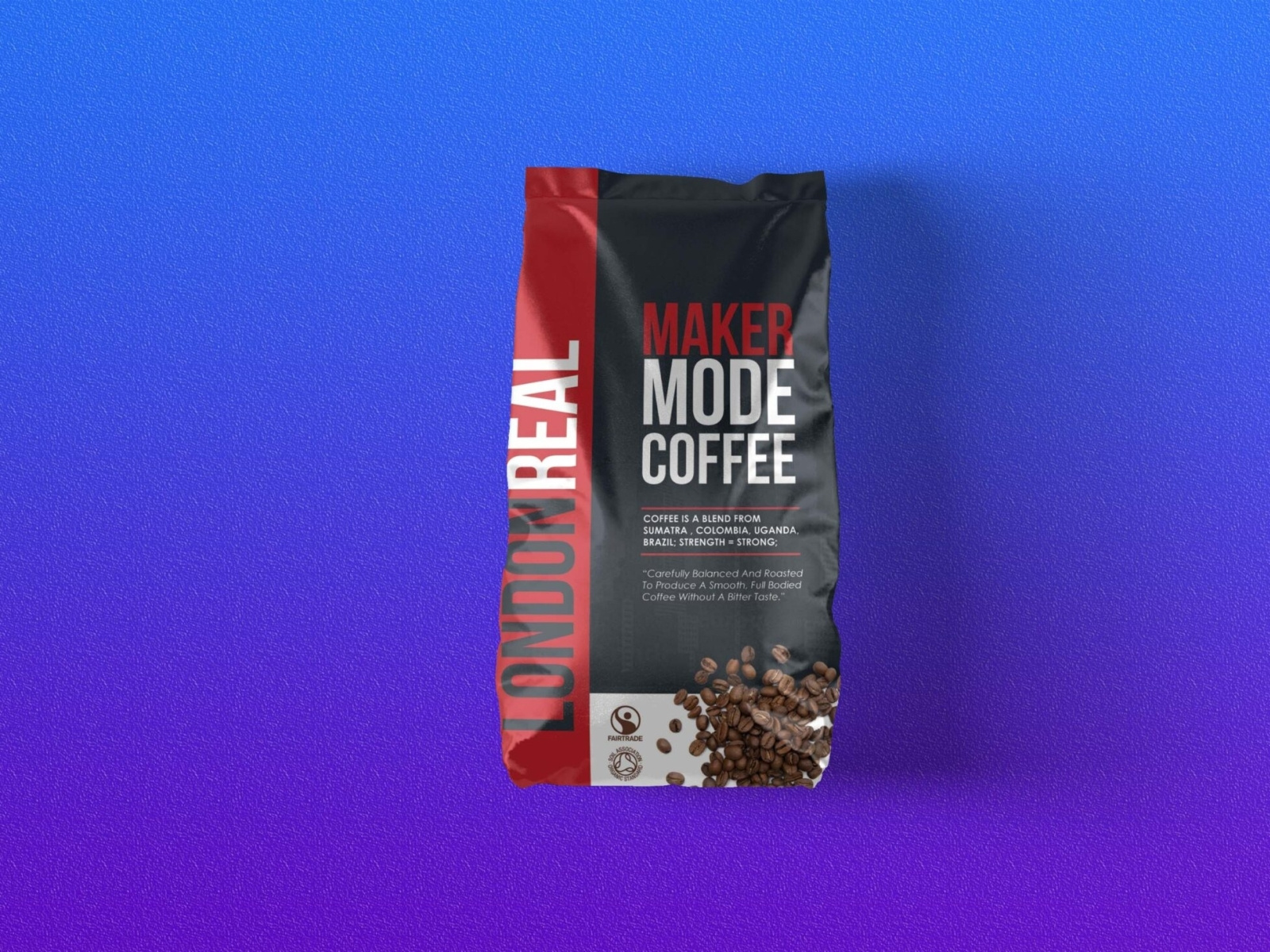 Full Blended Coffee Pouch Mockup by Bhavya on Dribbble