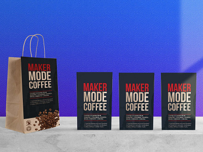 New Coffee Packaging Mockup branding coffee cravings drink london maker mockup new packaging real sweet