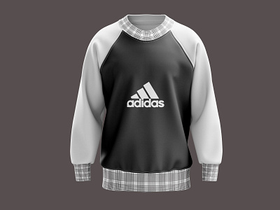 Adidas Sweatshirt Mockup adidas brand branding clothing design design template designs gym wear illustration mens new premium psd mockup sweat shirt