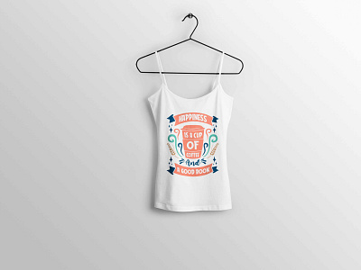 Happiness Coffee T-shirt Design