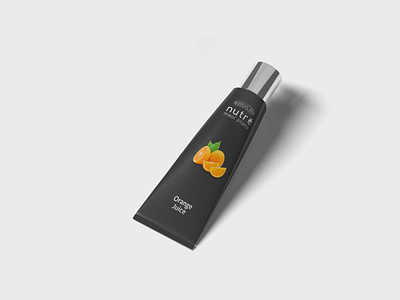 Orange Cream Tube Mockup