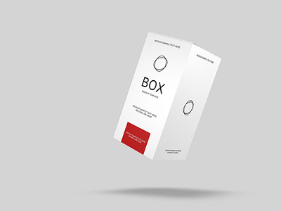 Royal White Box Packaging Mockup