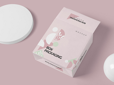 Royal Pink Packaging Mockup