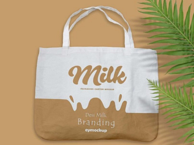 Free Dual Color Hand Bag Mockup