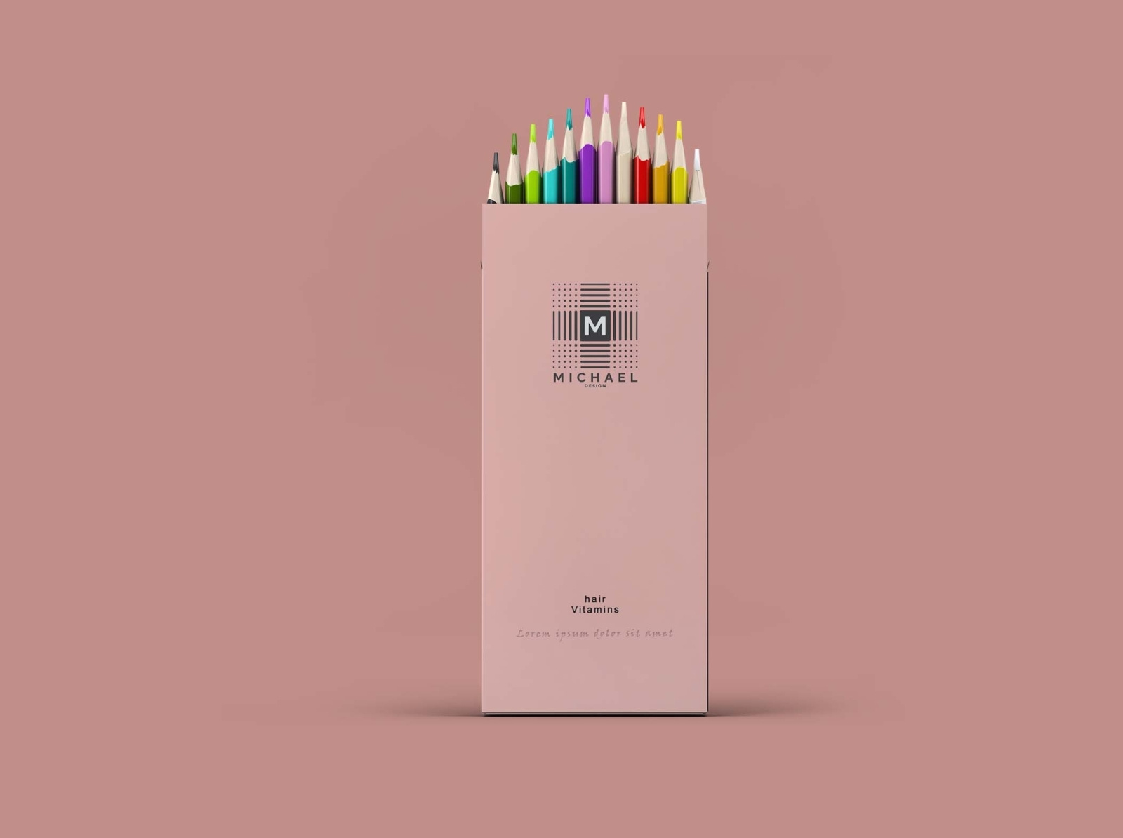 Free Colour Pencil Box Packaging Mockup by Bhavya on Dribbble