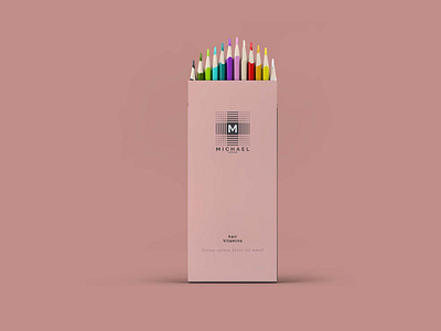 Free Colour Pencil Box Packaging Mockup