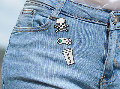 Free Women Jeans Enamel Mockup branding design design template designs enamel free illustration jeans logo mockup psd psd mockup ui web
