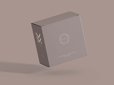 Free Golden Tan Box Mockup animation box branding design design template designs free golden graphic design illustration logo mockup motion graphics psd psd mockup tan ui web