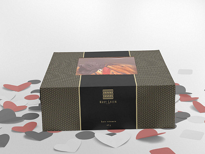 Free Printed Cake Box Mockup