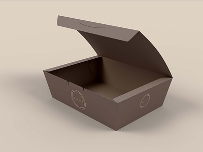 Free Momo Box Packaging Mockup
