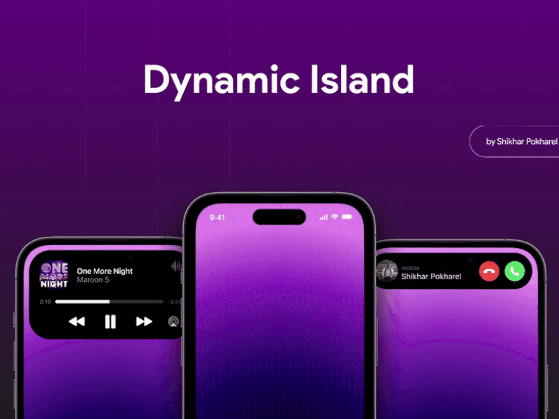 Dynamic Island apple design dynamic dynamic island gif iphone iphone 14 iphone 14 pro iphone 14 pro max ui uiux user experience user interface