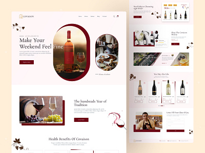 Product Web UI Exploration || 2021 2021trend best concept homepage landingpage minimal productdesign redesign top ui ux ui design uidesign uiux uiuxdesign uiuxdesigner web web design webdesign website design wine