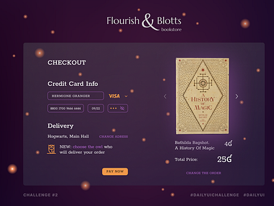 Daily UI 002 Credit Card Checkout