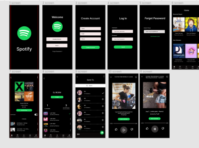 Spotify - Music App design ui uidesign